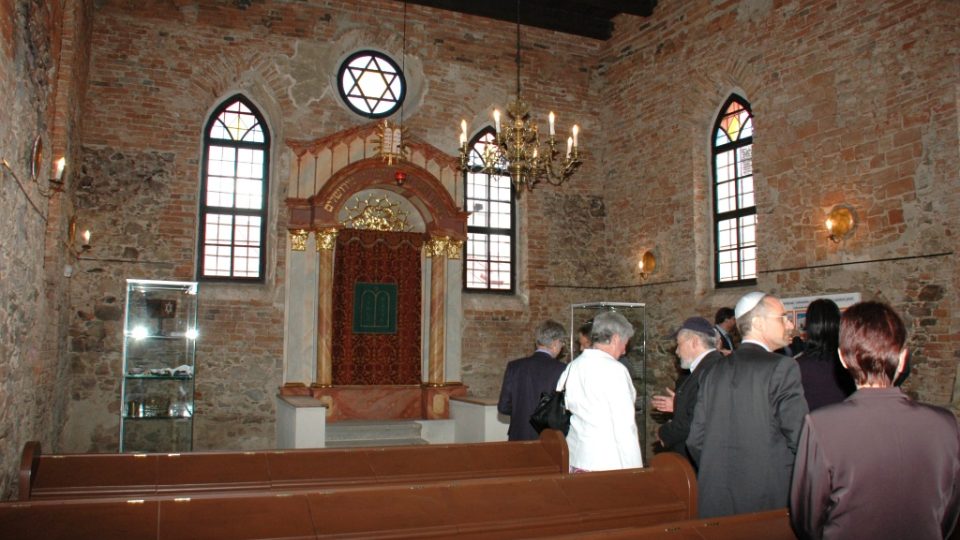 Interiér synagogy v Polné | foto: Jana Šustová, Český rozhlas Interiér synagogy v Polné