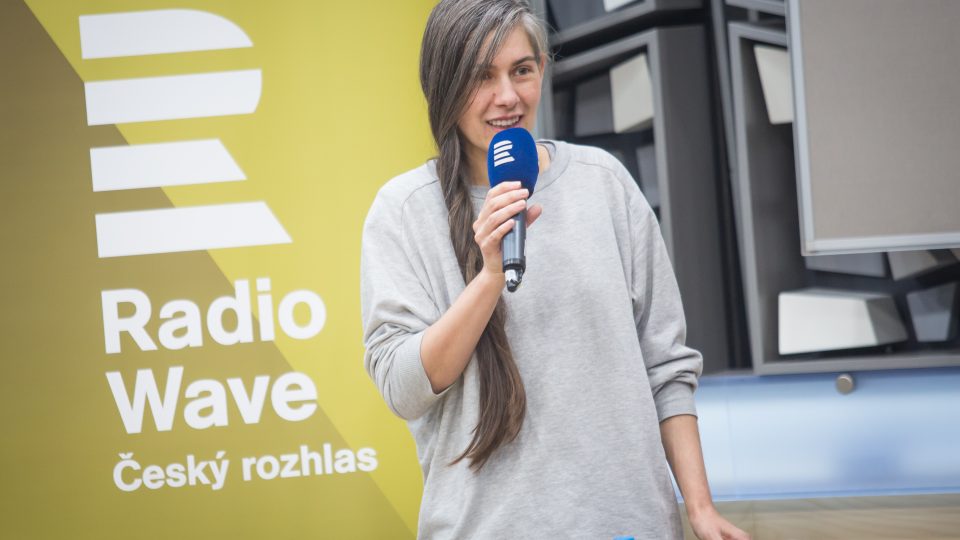 Mary C během diskuze o hudebním exportu | foto: Jiří Šeda Mary C během diskuze o hudebním exportu