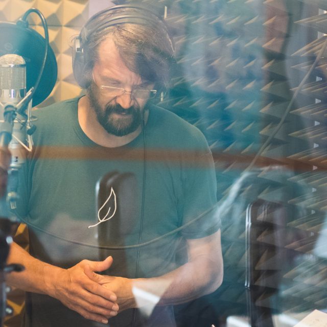 Dan Bárta při natáčení alba Concept Art Orchestra – Vánoce dospělých,  SONO Records,  září 2018 | foto: Jan Mazura