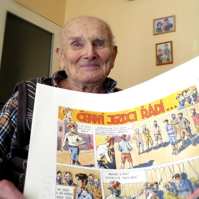 Jiří Hojer v Domově pro seniory | foto: Tereza Brázdová,  Český rozhlas,  Český rozhlas