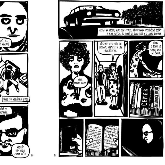 Z komiksu Zóna Daniela Majlinga | foto: Daniel Majling,  Nakladatelství Labyrint
