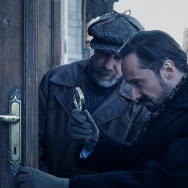 Natáčení televizního seriálu Zločiny Velké Prahy | foto: Česká televize