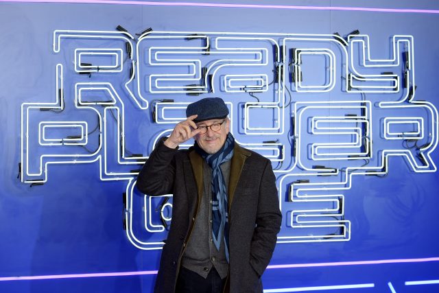Steven Spielberg na premiéře filmu Ready Player One | foto: Fotobanka Profimedia