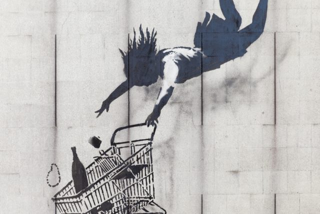 Shop Until You Drop od Banksyho v londýnském Mayfairu | foto: Creative Commons Attribution-ShareAlike 3.0 Unported,   QuentinUK