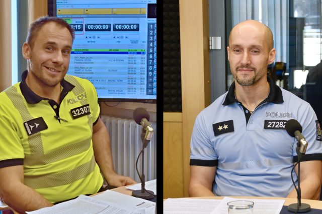Policisté Patrik Mikeš a Miroslav Kolátek | foto: František Tichý,  Český rozhlas