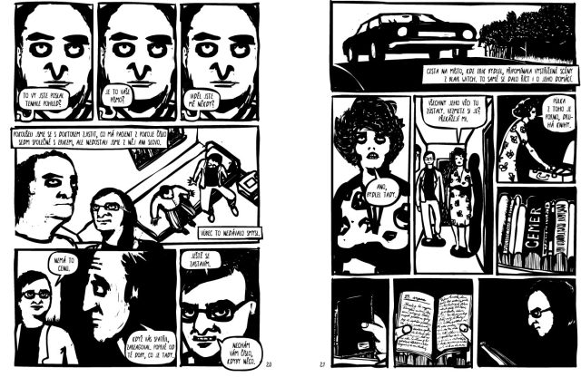 Z komiksu Zóna Daniela Majlinga | foto: Daniel Majling,  Nakladatelství Labyrint